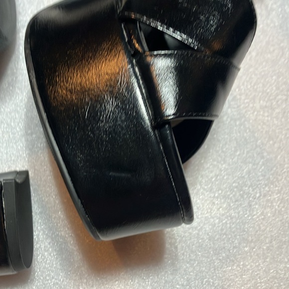 Platform strappy heels with ankle strap. - Picture 5 of 6